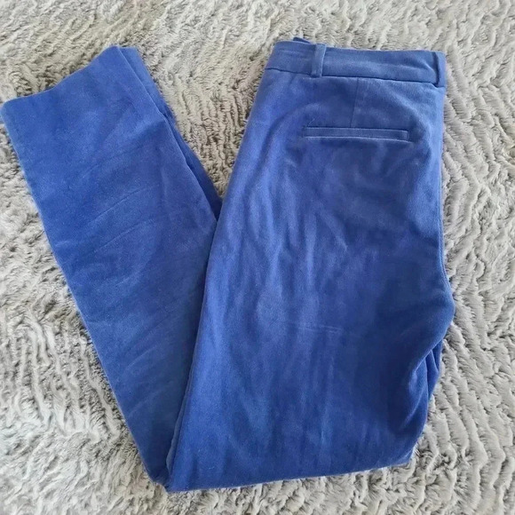 COPY - Banana Republic blue velvet pants - Picture 5 of 8